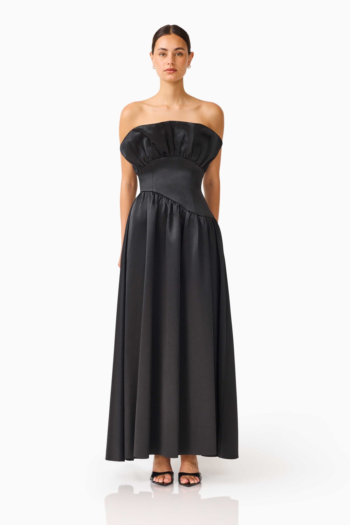 Laurel Sleeveless Maxi Dress in Black