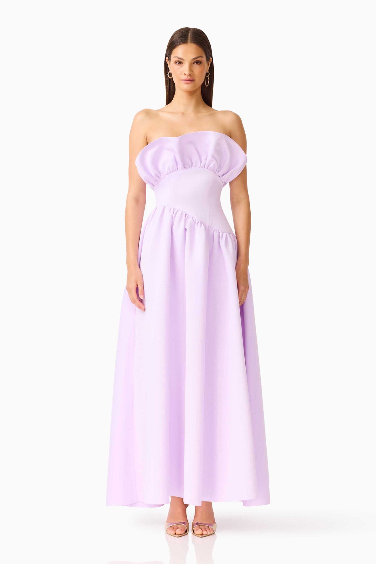 Laurel Sleeveless Maxi Dress in Purple