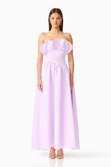 Laurel Sleeveless Maxi Dress in Purple