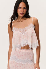 Elysia Cotton-Silk Crop Top - SWEET NECTAR