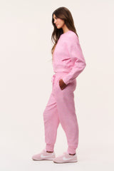 Lolana Ditsy Floral Sweatpant - POLAROID ROSE