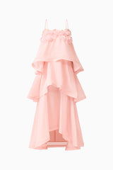 Swallowtail Day To Night Maxi Dress In Pink