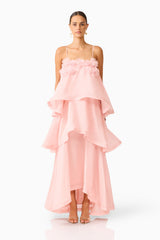 Swallowtail Day To Night Maxi Dress In Pink