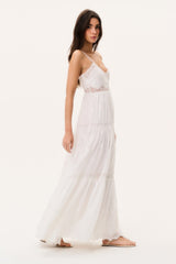 Espa Lace-Trimmed Maxi Dress