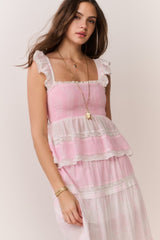 Eugene Mixed Print Cotton Top
