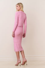 Ferris Sequin Scallop Cardigan