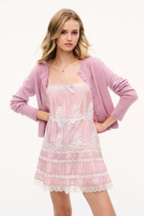 Cameryn Cardigan - FIRESIDE PINK
