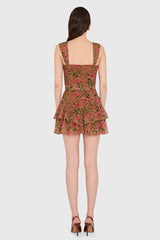 Kendra Skort Romper  in Evening Rose