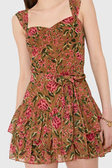 Kendra Skort Romper  in Evening Rose