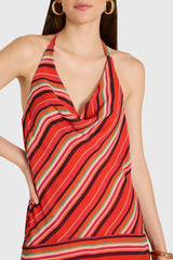 Allura Dress in Soleil Stripes