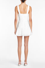 Annalise Mini Dress in Gingham Organza