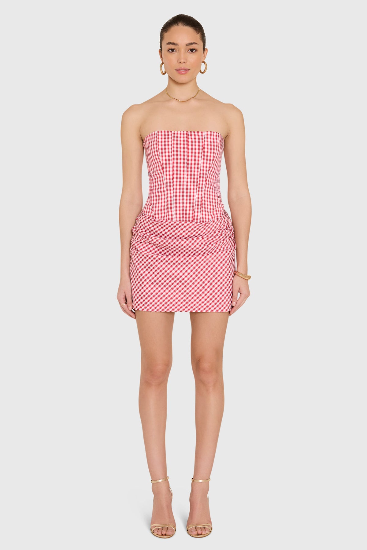 Mariah Dress in Gingham