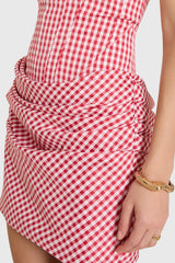 Mariah Dress in Gingham
