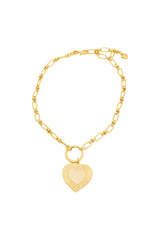 Brinker+Eliza Gold Heart Necklace