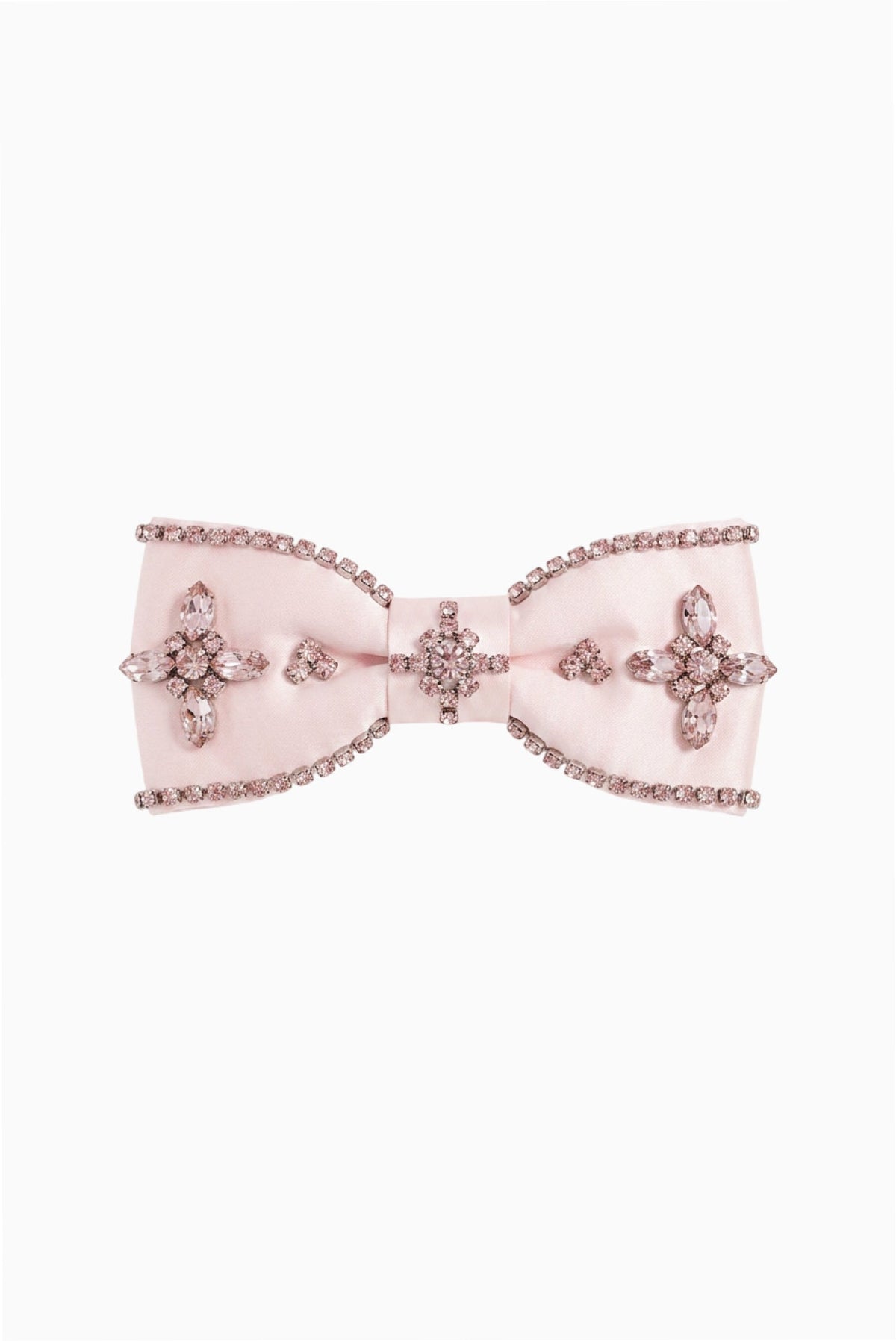 Haela Embellished Satin Bow Barrette