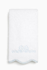 Bow-Embroidered Hand Towel