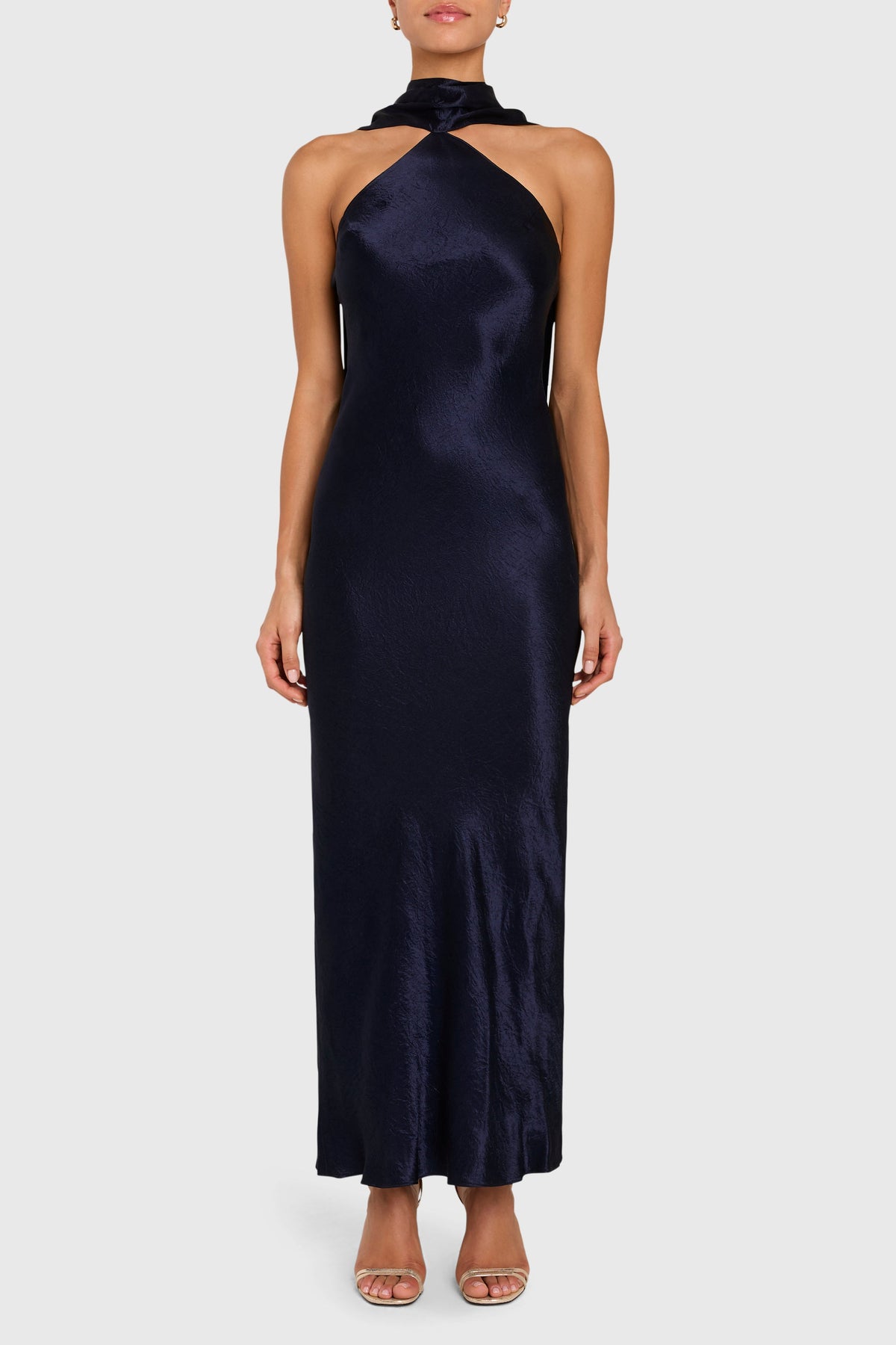 Ashton Maxi in Satin