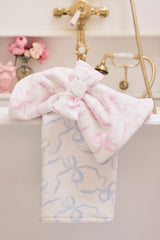 Bow Face Wash Beauty Headband-PINK BONNET