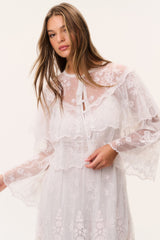 Tourelle Sheer Lace Blouse