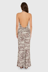 Breana Maxi Dress in Aurora