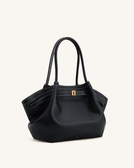 Hana Medium Tote Bag - Black