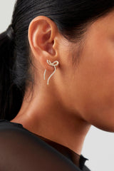 Bow Jacket Earrings