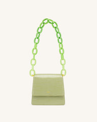 Mya Gradient Acrylic Chain Strap - Green