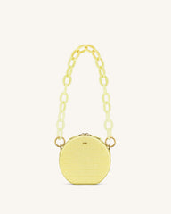 Mya Gradient Acrylic Chain Strap - Yellow