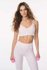 Erza Bow Print Active Bra