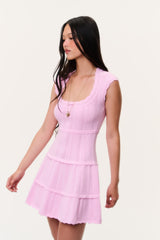 Laighton Stretch Pointelle Mini Dress