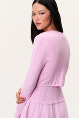 Nadiya Stretch Pointelle Cardigan