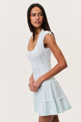 Laighton Stretch Pointelle Mini Dress - DUSTY LAGOON