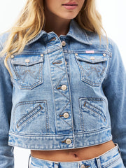 Wrangler x LoveShackFancy Denim Jacket