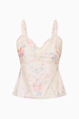 Lirena Floral Bow Print Cami Top