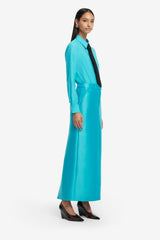 Eve Maxi Skirt - Aqua