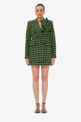 Jazlyn Tweed Blazer - Houndstooth