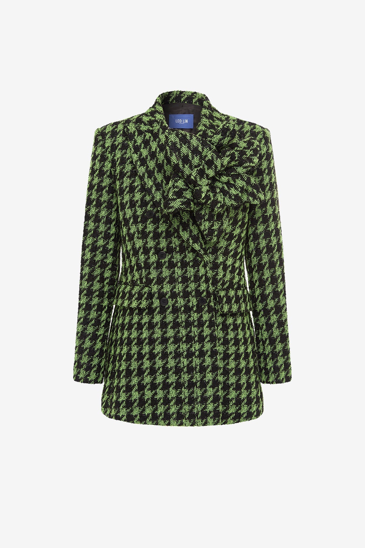 Jazlyn Tweed Blazer - Houndstooth