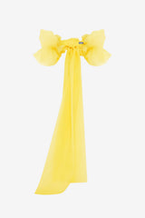 Leonora Organza Puff Sleeve Cape - Sunshine