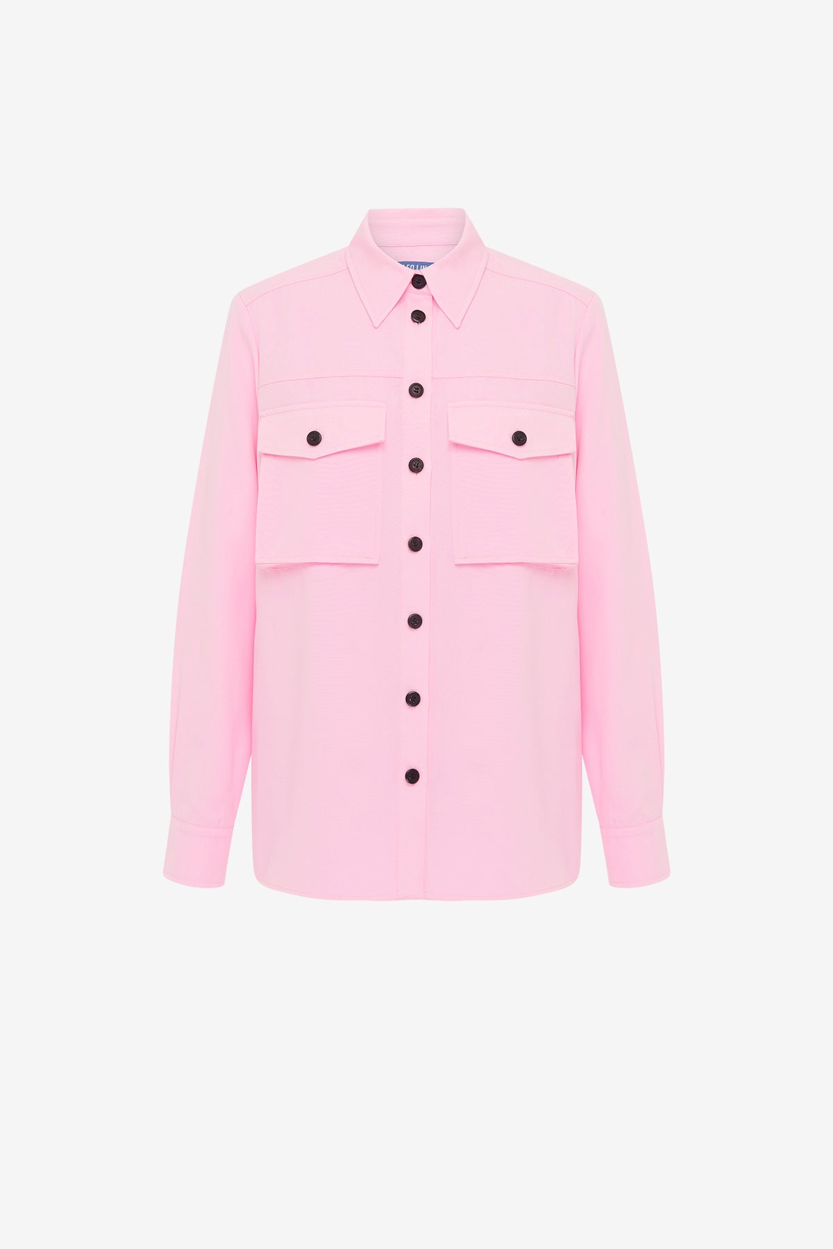 Mavis Pocket Shirt - Baby Pink