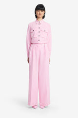 Elisha Wide Leg Pants - Baby Pink