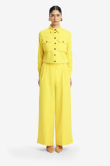 Elisha Wide Leg Pants - Sunshine