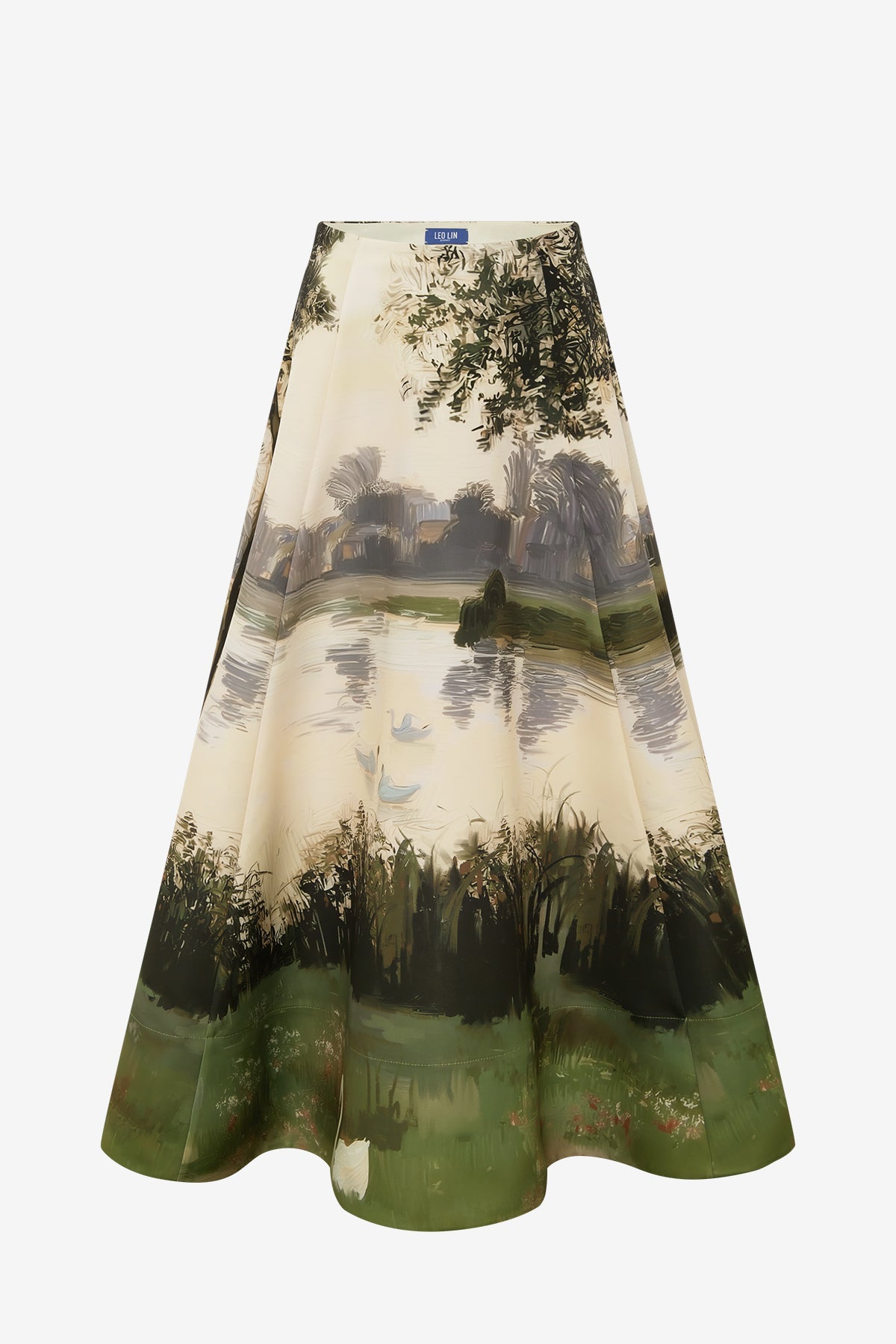 Elina Maxi Skirt - Serene Print
