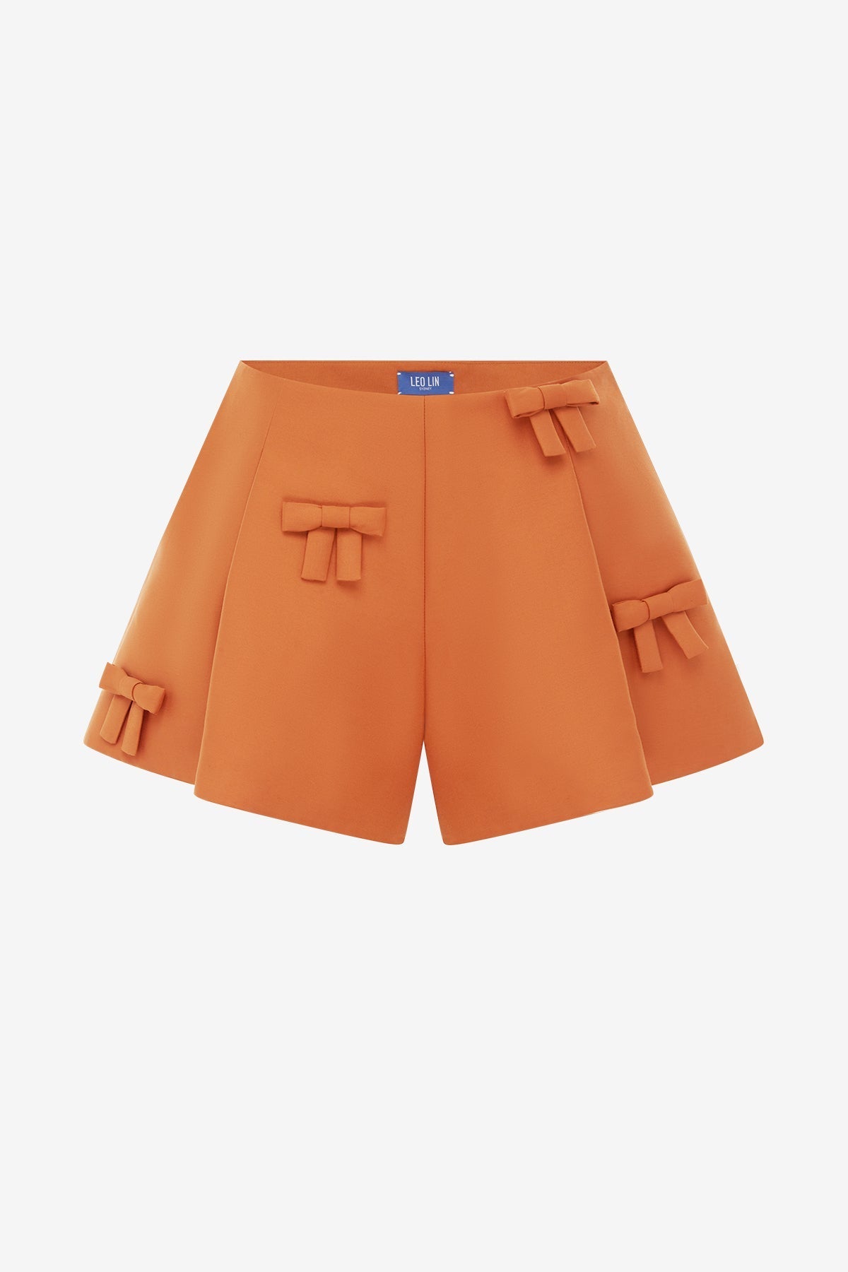 Abby Bow Shorts - Ochre
