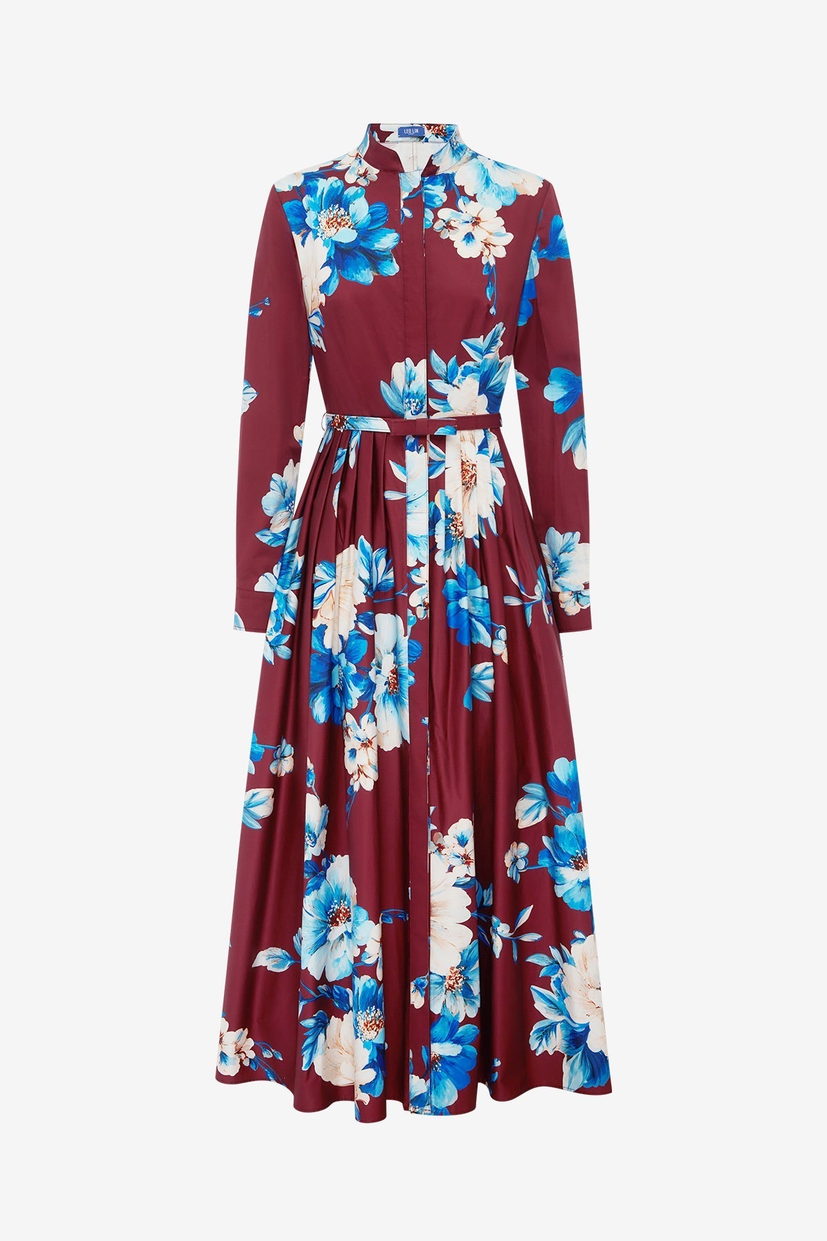 Zara Shirt Midi Dress - Cosmos Print