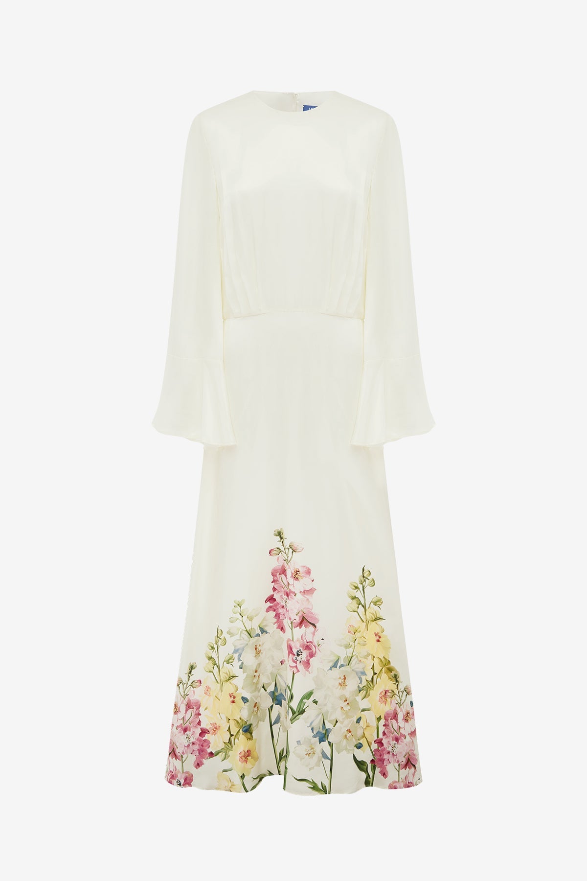 Kinsley Maxi Dress - Snapdragon Print in Snow