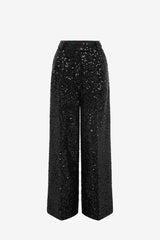 Greta Sequin Pants - Onyx