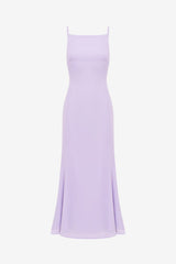 Regina Midi Dress - Lilac