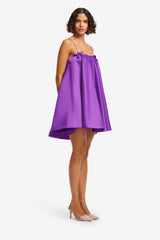 Caitlin Bow Mini Dress - Eminence