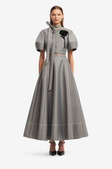 Elina Maxi Skirt - Steel