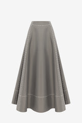 Elina Maxi Skirt - Steel